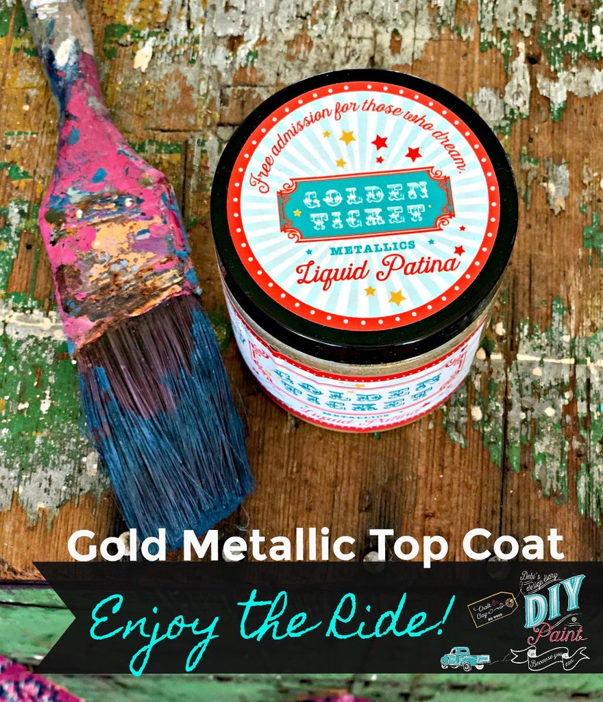 Golden Ticket Liquid Patina DIY Paint