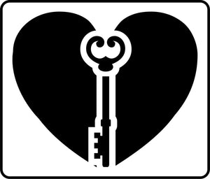 Key Heart JRV Stencils -DISCONTINUED