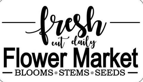 Fresh Flower Market JRV Stencils
