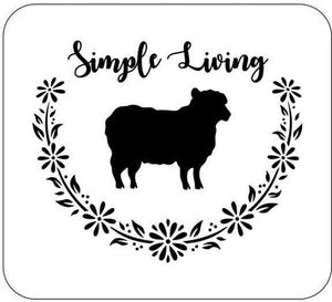 Simple Living JRV Stencils