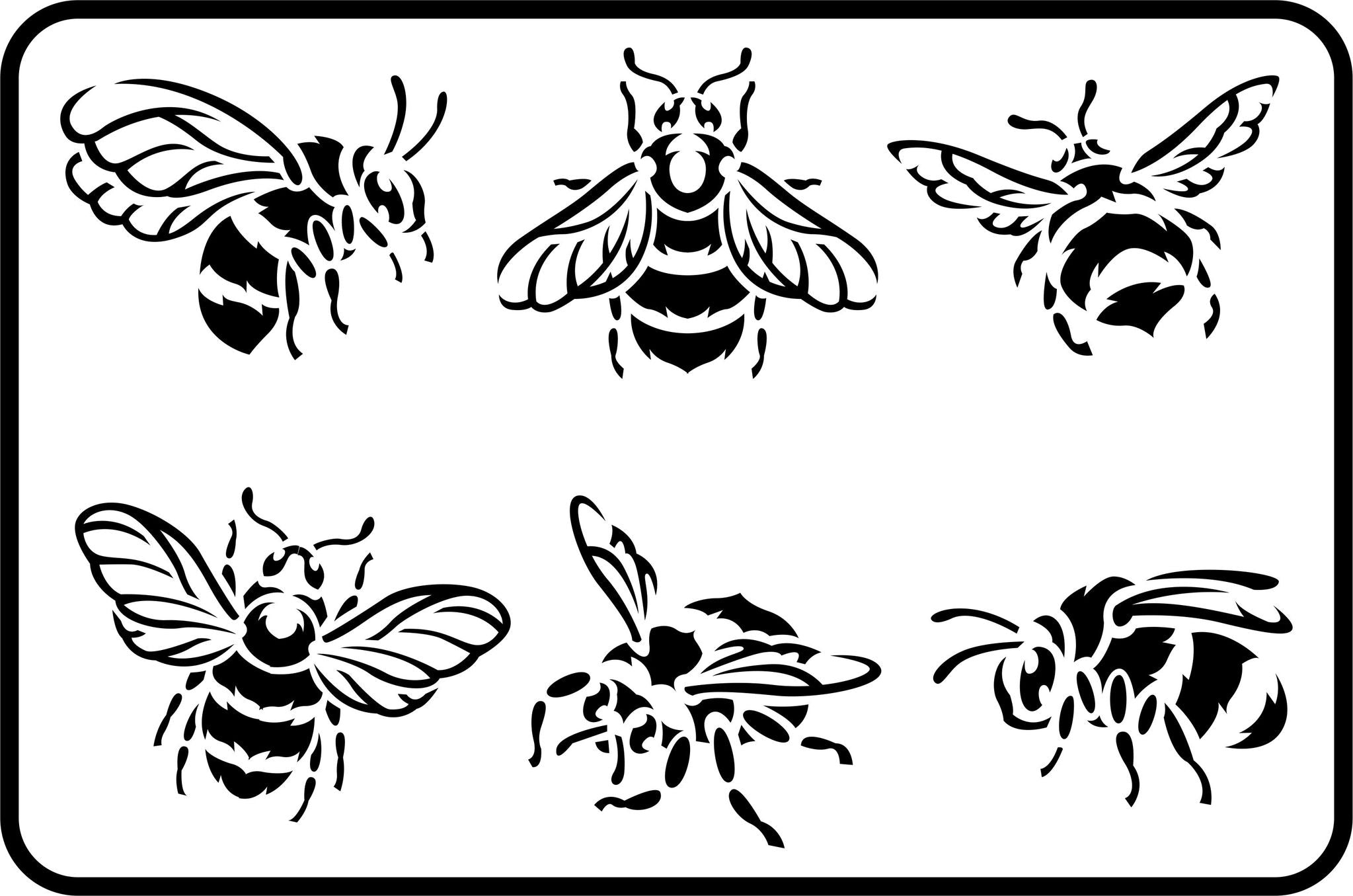 Bees JRV Stencils