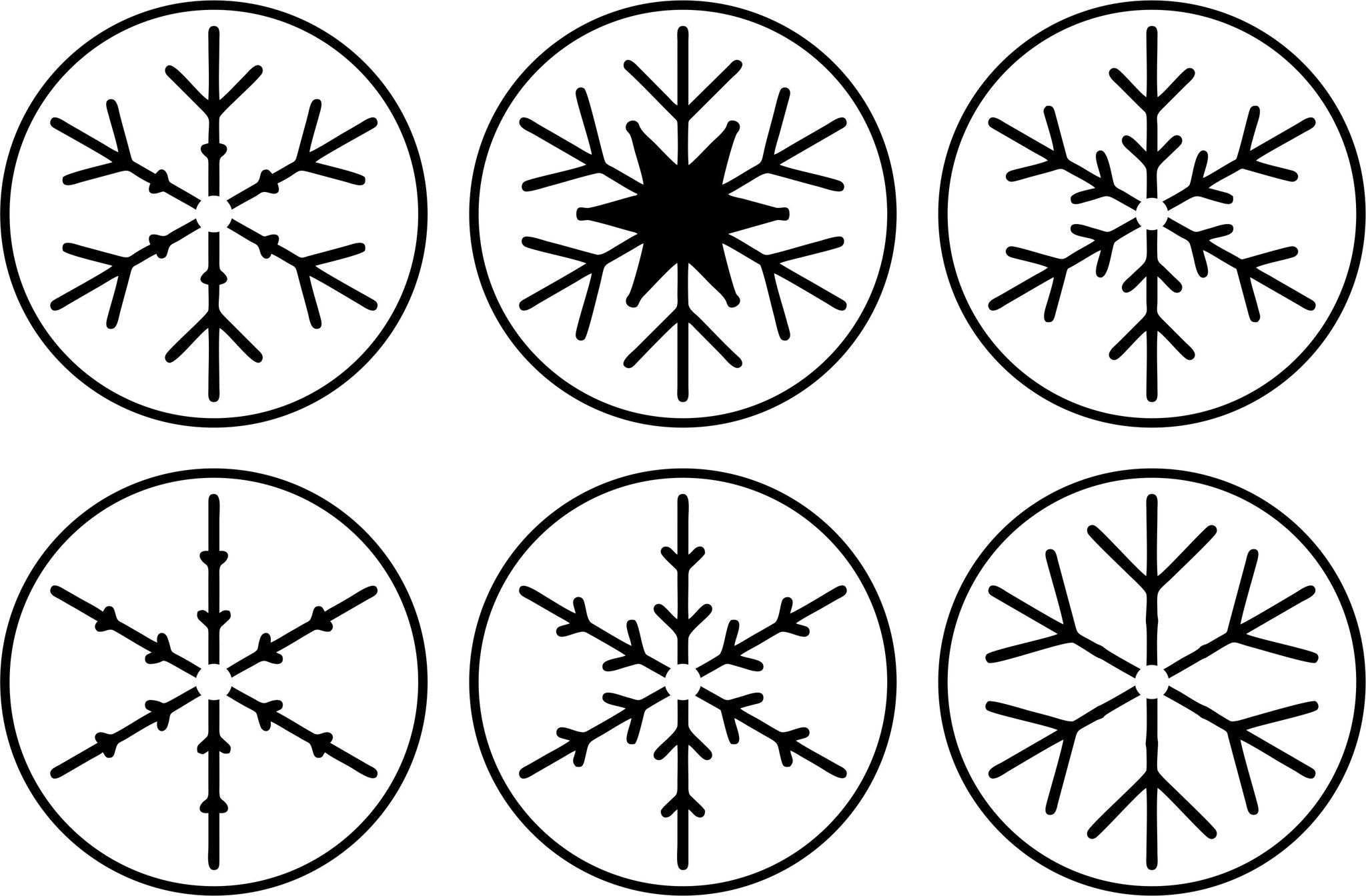 Mini Snowflakes | JRV Stencils