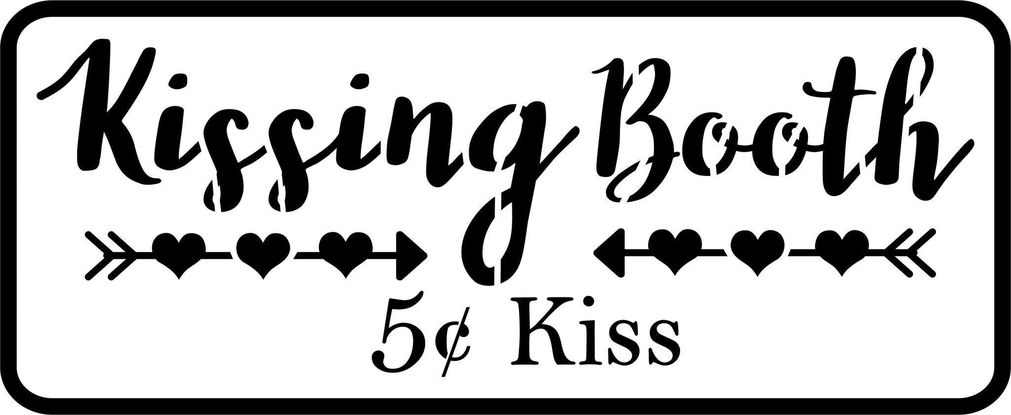 Kissing Booth JRV Stencils -DISCONTINUED